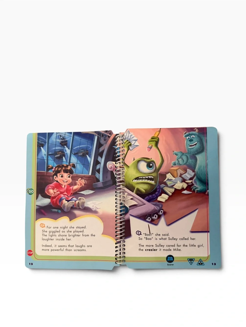 Disney Pixar's Monsters, Inc. Grades 1-3 LeapPad Book & Cartridge set